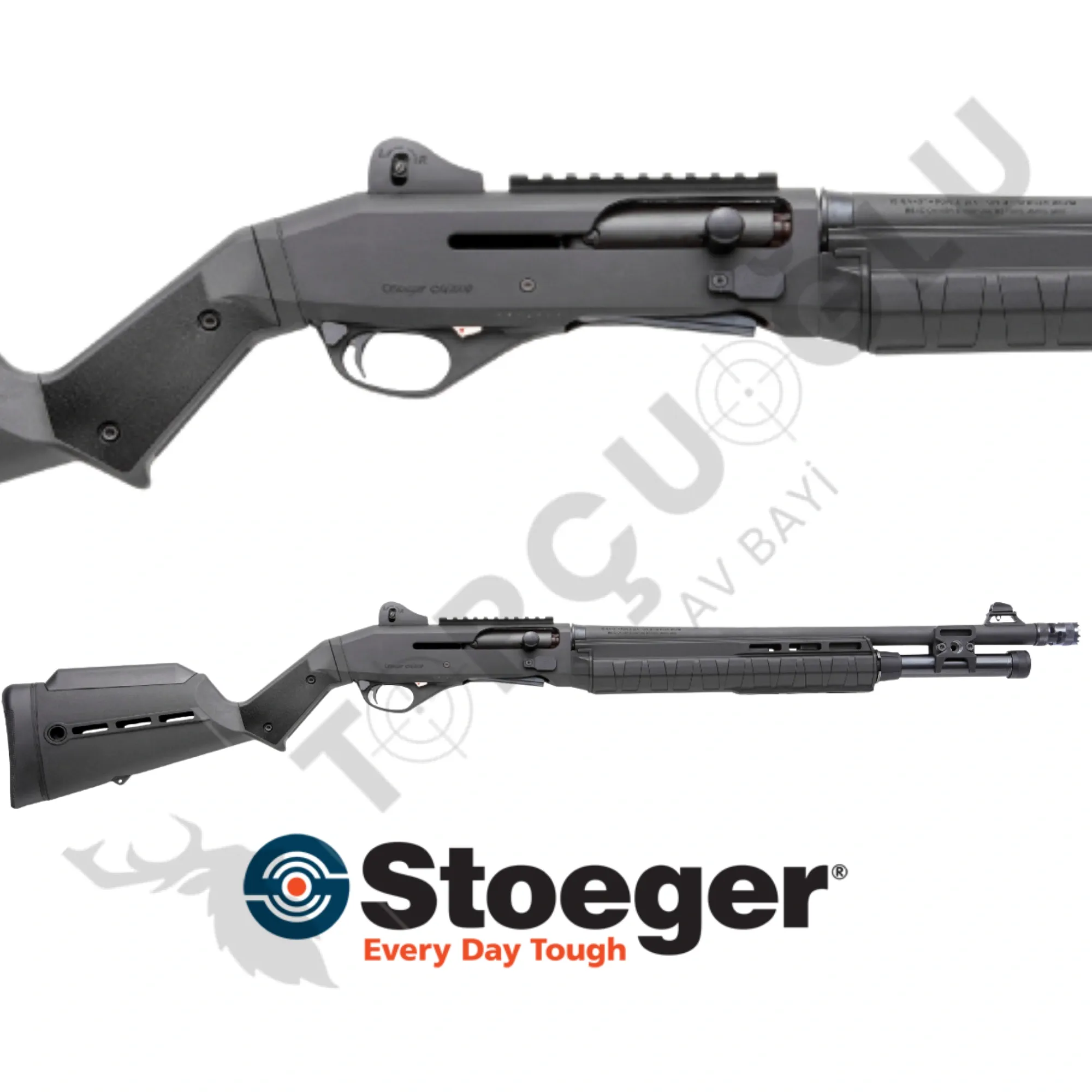 STOEGER M3000 TACTİCAL V2 SABİT DİPÇİK SİYAH Stoeger M3000 Siyah Taktik M-LOK QD Yarı Otomatik Av Tüfeği - Görsel 1