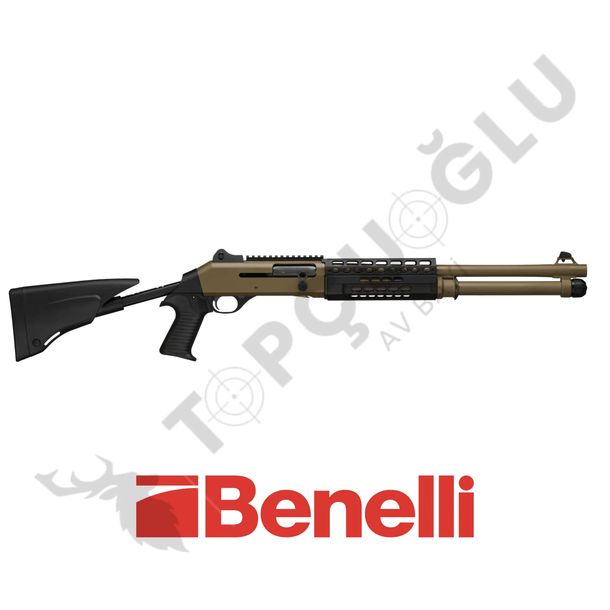BENELLİ M4T PRO BROWN Benelli M4 T Pro Brown Teleskopik Yarı Otomatik Av Tüfeği - Görsel 1