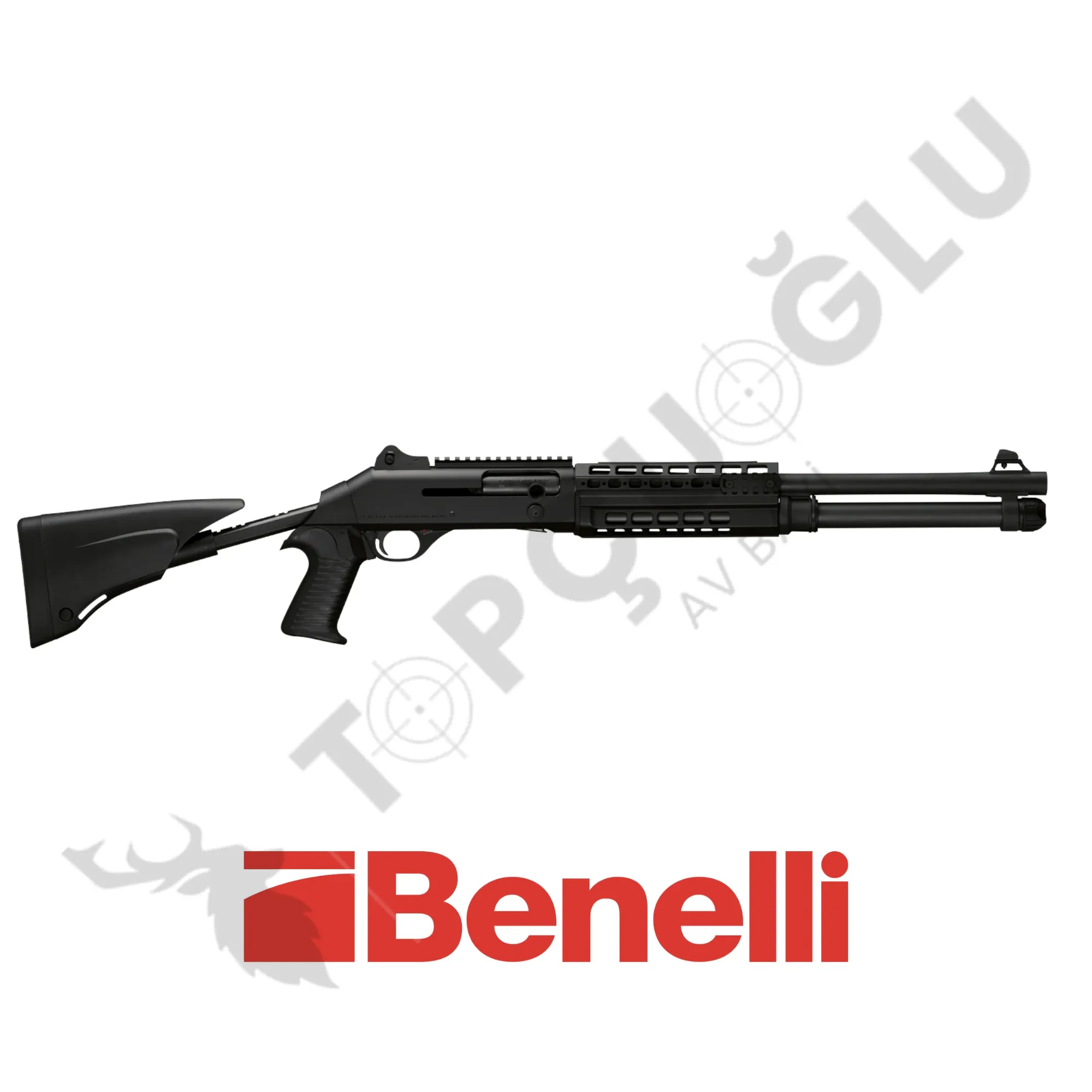 BENELLİ M4T PRO SİYAH Benelli M4 T Pro Siyah Teleskopik Yarı Otomatik Av Tüfeği - Görsel 1